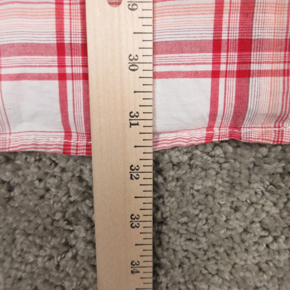 Wrangler Shirt Mens XL Pink Plaid 20X Competition Advanced Comfort Pearl Snap - Picture 5 of 7